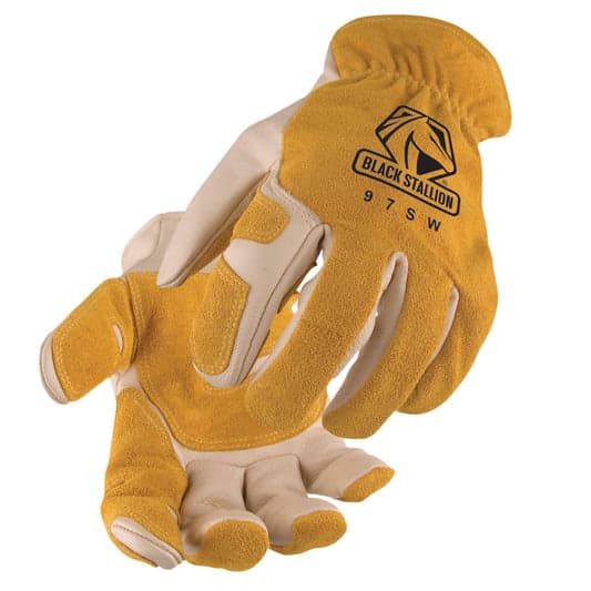 Black Stallion 97SW Grain Cowhide Stick Welding Gloves